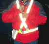Reflective safety harness-vest:clothing-walking-jogging-cycling Reflective safety harness-vest:clothing-walking-jogging-cycling